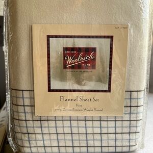 Woolrich flannel sheet set, King